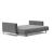 Cassius Deluxe Excess Lounger Fabric Sofa Bed w/Chrome Legs