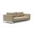 Cassius Deluxe Excess Lounger Fabric Sofa Bed w/Chrome Legs