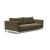 Cassius Deluxe Excess Lounger Fabric Sofa Bed w/Chrome Legs