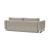 Cassius Deluxe Excess Lounger Fabric Sofa Bed w/Chrome Legs