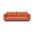 Cassius Deluxe Excess Lounger Fabric Sofa Bed w/Chrome Legs