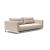 Cassius Deluxe Excess Lounger Fabric Sofa Bed w/Chrome Legs