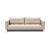 Cassius Deluxe Excess Lounger Fabric Sofa Bed w/Chrome Legs