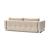 Cassius Deluxe Excess Lounger Fabric Sofa Bed w/Chrome Legs