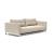 Cassius Deluxe Excess Lounger Fabric Sofa Bed w/Chrome Legs