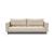 Cassius Deluxe Excess Lounger Fabric Sofa Bed w/Chrome Legs