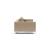 Cassius Deluxe Excess Lounger Fabric Sofa Bed w/Chrome Legs