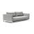 Cassius Deluxe Excess Lounger Fabric Sofa Bed w/Chrome Legs