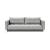 Cassius Deluxe Excess Lounger Fabric Sofa Bed w/Chrome Legs