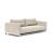 Cassius Deluxe Excess Lounger Fabric Sofa Bed w/Chrome Legs