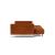 Cassius Deluxe Excess Lounger Fabric Sofa Bed w/Chrome Legs