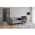 Cassius Deluxe Excess Lounger Fabric Sofa Bed w/Chrome Legs