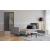 Cassius Deluxe Excess Lounger Fabric Sofa Bed w/Chrome Legs