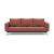 Cassius Quilt Fabric Sofa Bed w/Chrome Legs