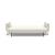 Cassius Quilt Fabric Sofa Bed w/Chrome Legs
