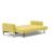 Cassius Quilt Fabric Sofa Bed w/Chrome Legs