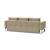 Cassius Quilt Fabric Sofa Bed w/Chrome Legs