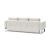 Cassius Quilt Fabric Sofa Bed w/Chrome Legs