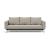Cassius Quilt Fabric Sofa Bed w/Chrome Legs