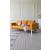 Cassius Quilt Fabric Sofa Bed w/Chrome Legs
