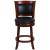 Shapel Transitional Swivel Counter Height Chair w/Cushion Back