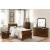 Abbeville Wood/Wood Veneer Sleigh Bed