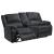 Draycoll Polyester Manual Reclining Loveseat w/Console