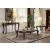 Mehadi Marble/Wood Coffee Table