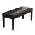 Cristo Transitional Vinyl/Wood Dining Bench