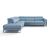 Celeste Modular Leather Customizable Sectional Sofa