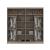 Marika 80-inch 2-Door Matte Wood Wardrobe with Mirror