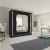Marika 80-inch 2-Door Wood Wardrobe with Mirror