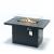 Chelsea Patio Glass Propane Fire Pit Table