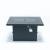 Chelsea Patio Glass Propane Fire Pit Table