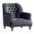 Happy Tufted Velvet Armchair