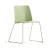 Polytone L Set of Conference Chairs w/Plastic Shell & Powder Coated Wire Steel Frame on Glides
