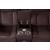 Challenger Faux Leather Recliner Sectional Sofa with Bluetooth Speakers & LED Lights