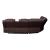 Challenger Faux Leather Recliner Sectional Sofa with Bluetooth Speakers & LED Lights