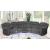 Challenger Faux Leather Recliner Sectional Sofa with Bluetooth Speakers & LED Lights