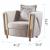 Chanelle Thick Velvet Living Room Set