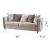 Chanelle Thick Velvet Living Room Set