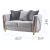Chanelle Thick Velvet Living Room Set