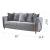 Chanelle Thick Velvet Sofa