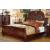 SM Charlotte PU/Wood Sleigh Bed