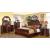SM Charlotte PU/Wood Sleigh Bedroom Set