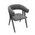 Chelsea Chenille/Metal Dining Arm Chair