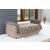 Chestnut Fabric Storage Loveseat
