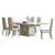 Chiara Modern Extendable Dining Room Set