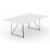 Air Rectangular Meeting Table w/Metal Frame & Grommet for 8 Persons