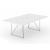 Air Rectangular Meeting Table w/Metal Frame & Grommet for 8 Persons